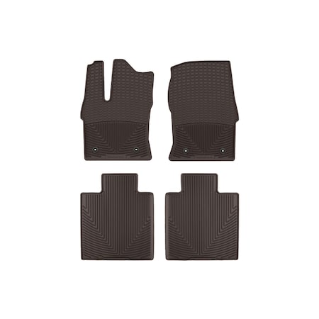 Weathertech Cocoa, Front and Rear All Weather Floor Mats W611CO-W612CO