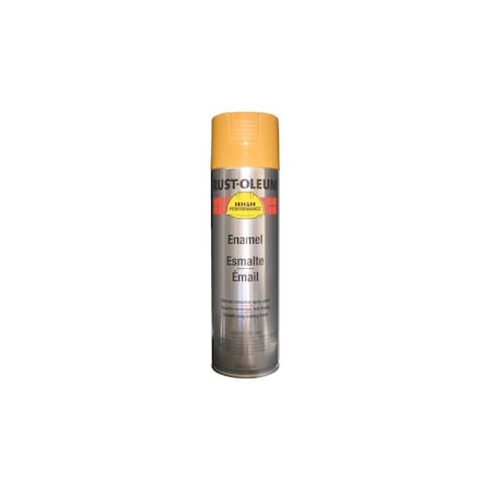 Rust-Oleum High Performance Enamel Gloss Spray Paint, 15 Oz, Yellow, 6PK V2147838