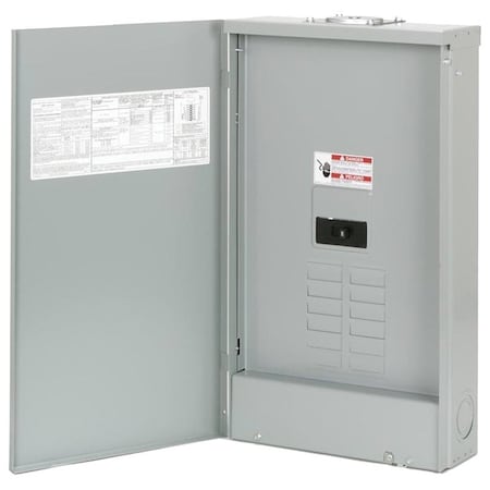 Eaton Cutler-Hammer Circuit Breaker Enclosure, BRP, 8 Spaces, 200A, 120/240V AC, Main Circuit Breaker, 1 Phase BRP08B200RF