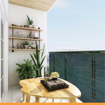 Gan Eden 6 x 15 ft. 90 Percent UV Block Shade Fabric, Rainforest GA1769405