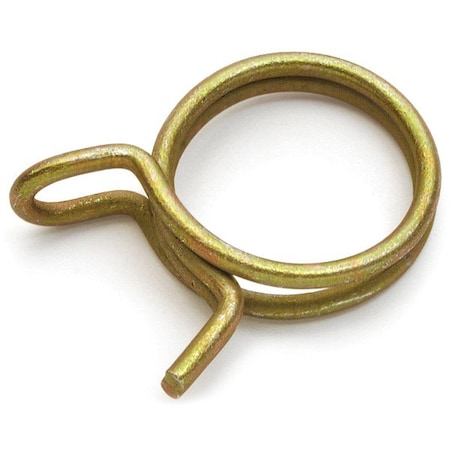 Zoro Select Wire Hose Clamp, 5/16"Max ID, Yellow, PK25 DW-5ST ZD
