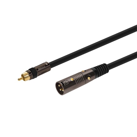 Monoprice Xlr M To Rca M Cable 1.5 ft. 4775