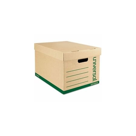 Universal One Recycled Recrd Storage Box, 12x15x10, 12PK UNV28224