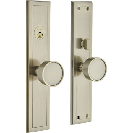 Baldwin Entry Hollywood Hills ENTR Trim Single Cylinder Entry Set Antq Brass 6945.050.ENTR