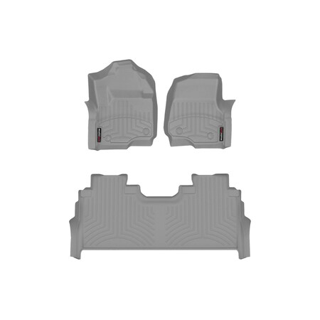 Weathertech Grey, Front and Rear Floorliners 461012-1-6