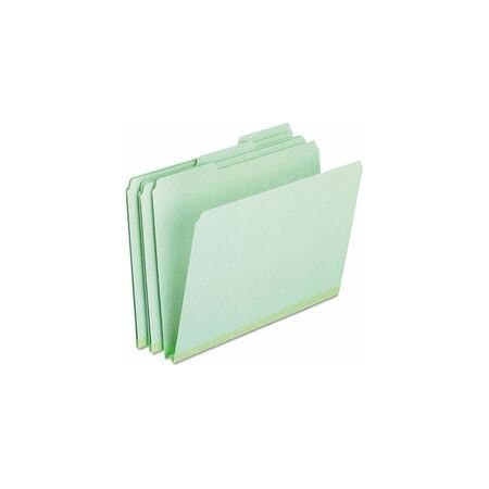 Pendaflex Pressboard Expanding File Folders, 1/3-Cut Tabs: Assorted, Letter Size, 1" Expansion, Green, 25PK PFX17167