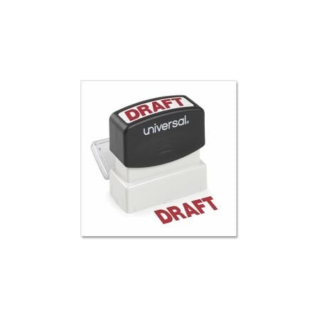 Universal Message Stamp, DRAFT, Pre-Inked One-Color UNV10049