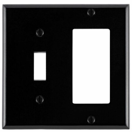 Leviton Wallplates P126-Bk 80405-E