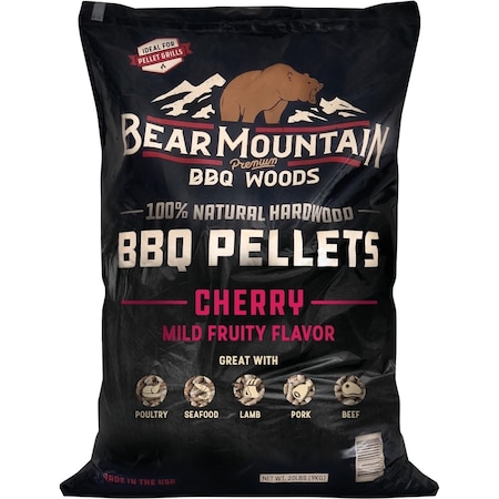 Bear Mountain Bbq Premium Woods 20 Lb. Cherry Wood Pellet FK13