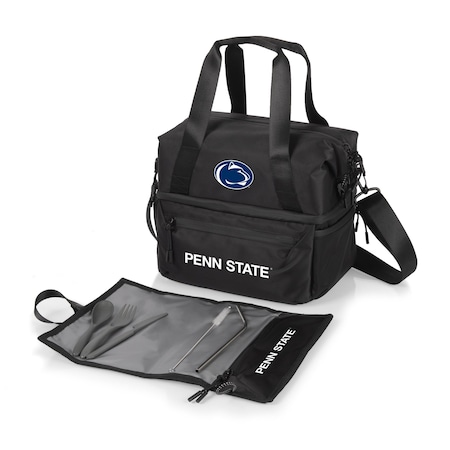 Picnic Time Family Of Brands NCAA Penn State Nittany Lions Tarana Lunch Bag Cooler with Utensils made from Recycled Material 515-01-179-494-0