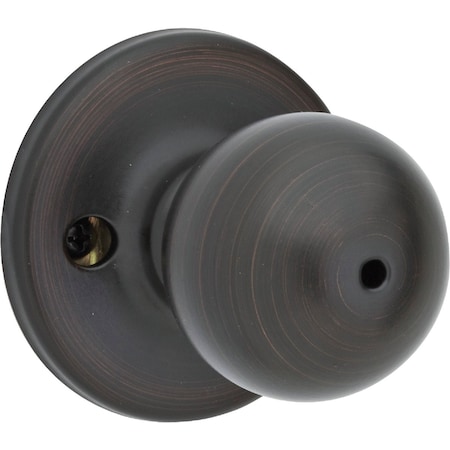 Kwikset Polo Venetian Bronze Bed & Bath Door Knob 300P 11P CP