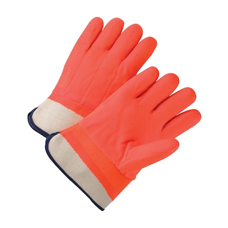 Pip PVC Dipped Glove with Jersey Liner and Rough Finish, Insulated & Waterproof, 12PK 4318