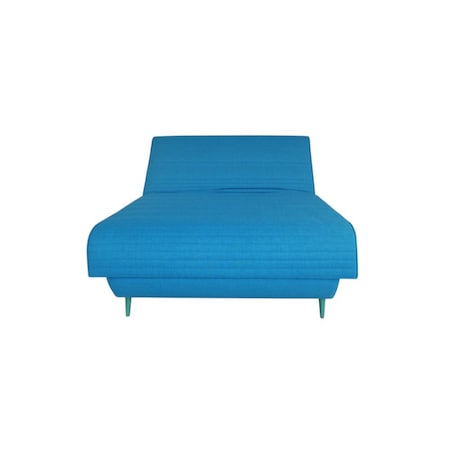 Homeroots Turquoise Full Adjustable Upholstered Polyester No Bed Frame with Mattress 483977
