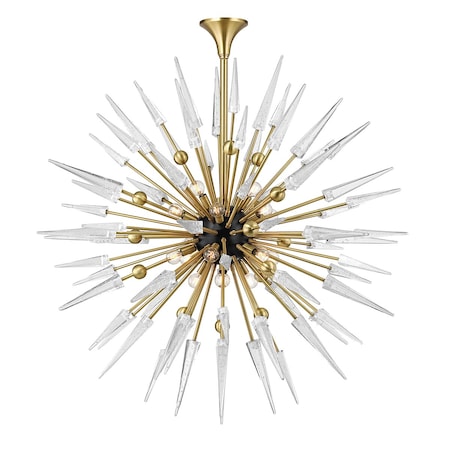 Hudson Valley Lighting Sparta 18 Light Chandelier 48 In. Aged Brass 9048-AGB