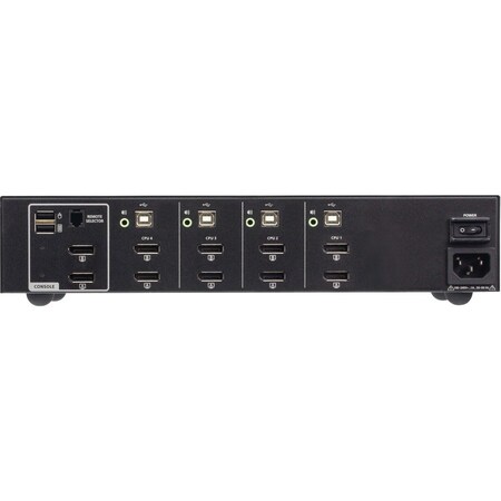 Aten 4-Port USB DP Dual Display PP4.0 Secure KVM CS1144DP4