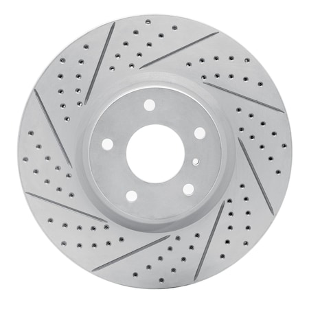 Dynamic Friction Co DFC Geoperformance Rotor - Drilled and Slotted 830-68011L