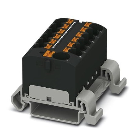 Phoenix Contact PTFIX 10/12X4-NS35A BK Distribution 3273760