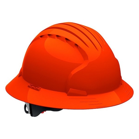 Pip Hard Hat, JSP, HDPE, 6 Point Ratchet, Type 1, Class E, Lime 280-EV6161-OR