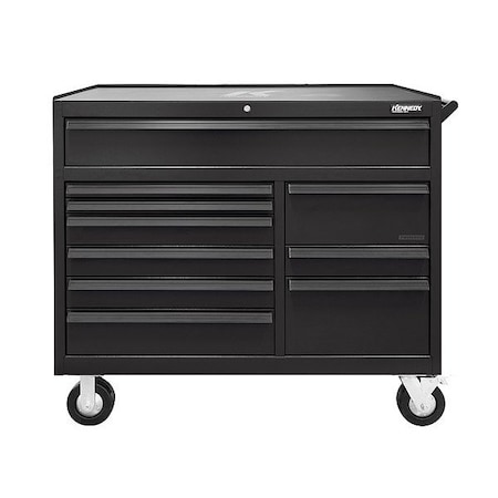 Kennedy Roller Cabinet, 48 1/2" W, 43 1/4" H, Black 4910MPBK