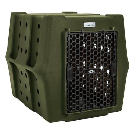 Dakota 283 CRaTE - Canine Rough and Tough Economy Kennel - Intermediate - Olive D2-CRATE-MD-OLI