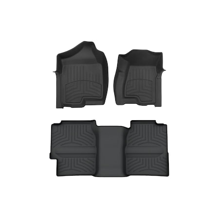 Weathertech Black, Front and Rear FloorLiner HP 440031-440622IM