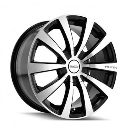 Touren 5-100- 5-114.3 PCD Tr3 Black Machined Face Wheel 3130-8803M