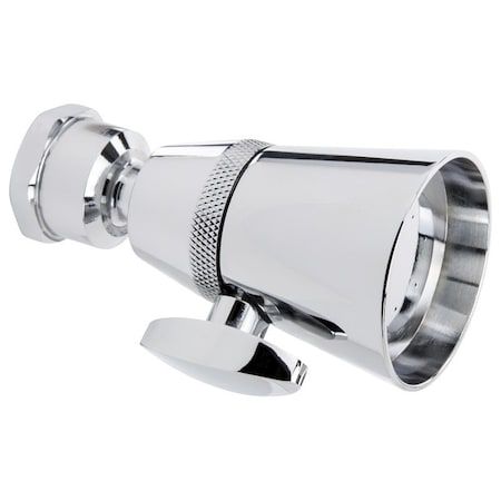 Plumb Pak Shower Head with Adjustable Spray, Round, 1.8 gpm, Polished Chrome, 1.6 in Dia K705CP