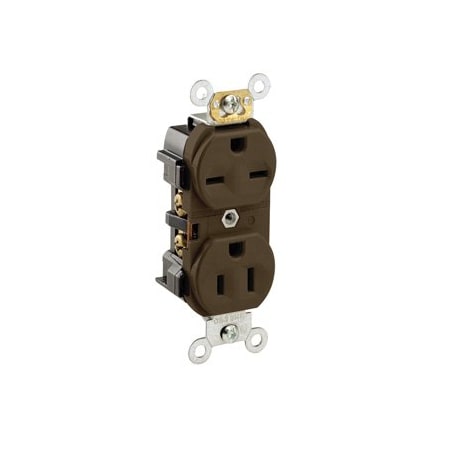 Leviton Industrial Series Heavy Duty Grade Duplex Receptacle, 15 Amp, 125/250 Volt 5292