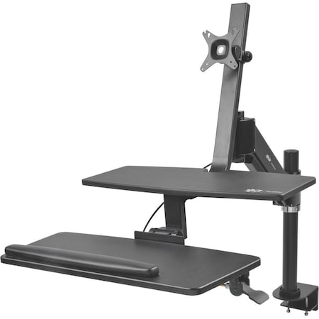 Tripp Lite WORKWISE DESKTOP STANDING DESK-CLAMP WORKSTATION, SINGLE-MONITOR MOUNT. WWSS1327CP