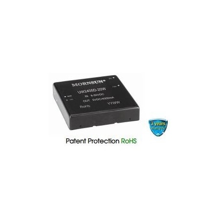 Mornsun DC-DC Converter, 20W, 6-50VDC input, 5VDC output, DIP UW2405D-20W