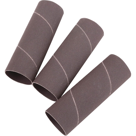 Grizzly 1-1/2" Dia. x 4-1/2" A/O Hard Sanding Sleeve, 120 Grit, 3PK H5448