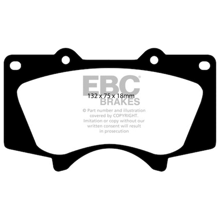 Ebc Greenstuff Front Brake Pads for 10 Plus Lexus GX460 4.6 DP61657