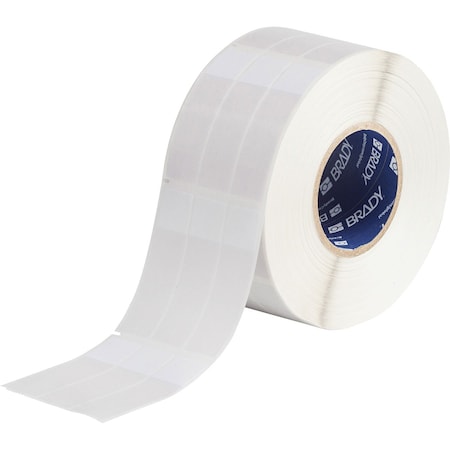Brady Self-Laminating Vinyl Wrap Around Labels for 3 in. Core Printers - 1.437 in. x 0.5 in. THT-9-427-10-2S