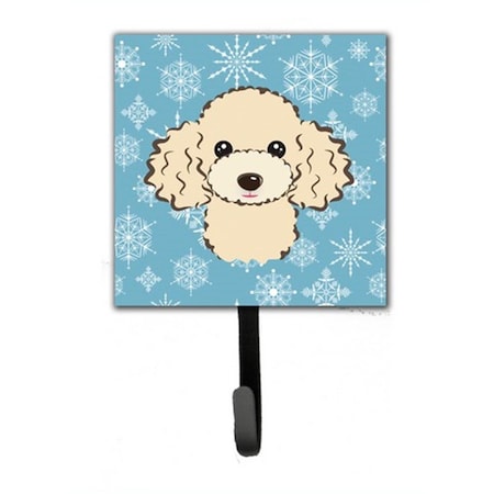 Carolines Treasures Snowflake Buff Poodle Leash and Key Holder BB1692SH4