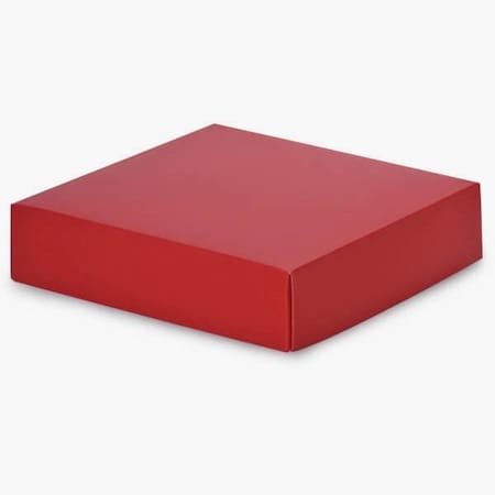 Nashville Wraps Matte Red Box Lid, 6x6x1.5, 25PK GBL06RE