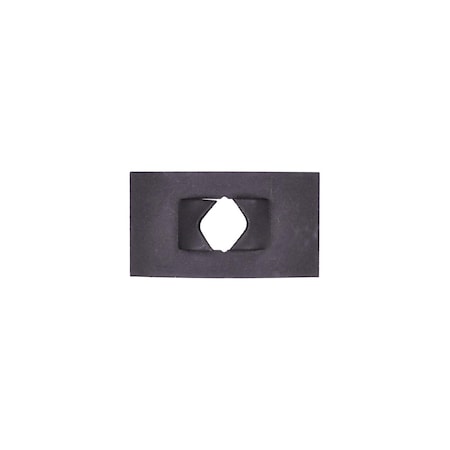 Auveco Flat Nut 1/4in-20 Screw Size 9/16in x 1in, 100PK 1903
