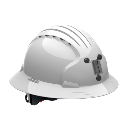 Jsp Full Brim Mining Hard Hat w/HDPE Shell, 6-Point Polyester Suspension and Wheel Ratchet Adj. 280-EV6161M-10
