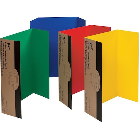 Pacon Presentation Boards, Assorted, 4PK PAC37654