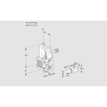 Honeywell Kromschroder VAS2-/40R/NW KS88001333