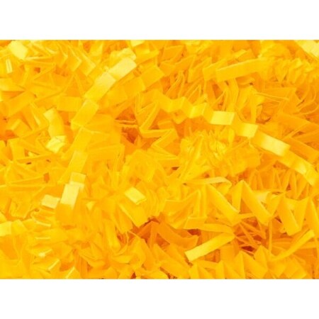 Nashville Wraps Yellow Crinkle Cut Shredded Paper, 8 oz Bag ZF08YE