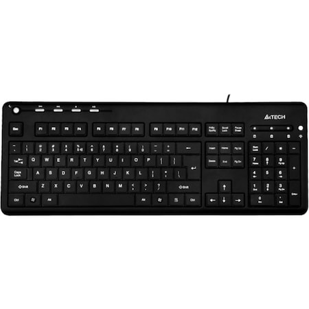 A4Tech LED Backlight Keyboard- USB- US layout- with blue backlight KD-126