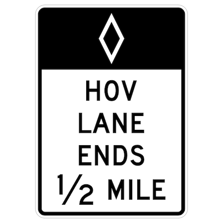 Sign Solutions Usa Traffic Sign, 30 in Width, Aluminum Sign, Vertical Rectangle DUS06DWT3042R3-12B