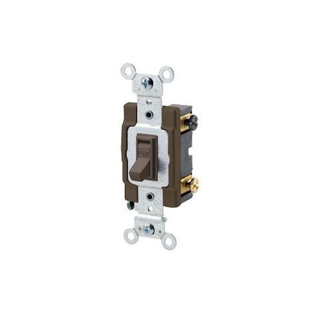 Leviton Toggle Framed Double-Pole, 15 Amp 54502-2