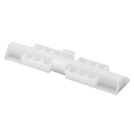 Prime-Line Prime-Line 0.38 in. D X 4 in. L Matte White Plastic Bi-fold Snugger 2 pc N 6539