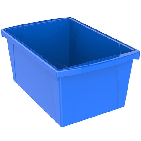 Storex Medium Classroom Storage Bin, Blue 61482U06C