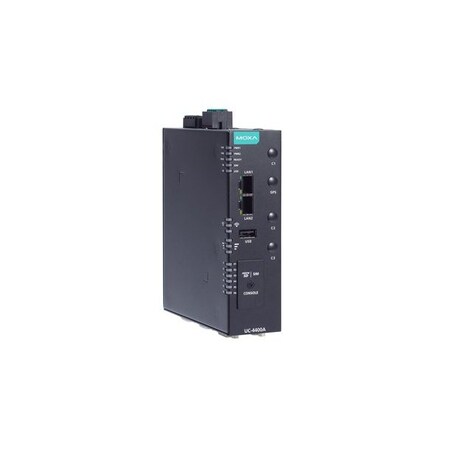 Moxa Arm Cortex-A53 quad-core 1.6 GHz Industrial Computer with 4 serial, 2 ethernet a UC-4414A-I-T