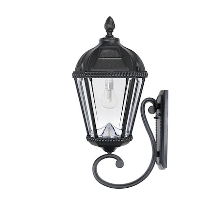 Gama Sonic Royal Bulb Solar Light, GS Solar Light Bulb, Wall Mount, Black 98B010