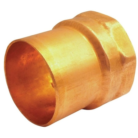 Epc Elkhart Products 103-2 Series Street Pipe Adapter, 1/2 in, FTG x Female, Copper 30236