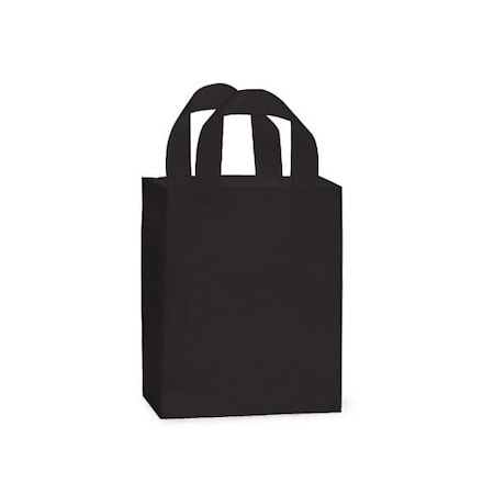 Nashville Wraps Black Plastic Gift Bags, Cub 8x4x10, 3 mil, 200PK BCBKP