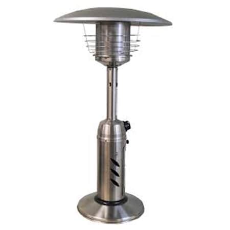 Sunheat Intl Traditional Round Design Tabletop Patio Heater - Stainless Steel 99505